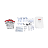 1200KG 20W Solar Double Swing Auto Motor Remote Gate Opener - Top-Down View