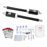 1200KG 20W Solar Double Swing Auto Motor Remote Gate Opener - Close-Up Angle