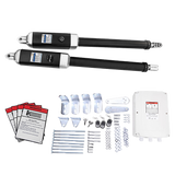 1200KG 10W Solar Double Swing Auto Motor Remote Gate Opener - Close-Up Angle