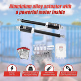 1200KG Double Swing Auto Motor Remote Gate Opener - Low Angle