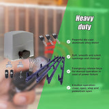700KG Auto Slide Sliding Gate Opener Automatic w 4m Rail - Low Angle