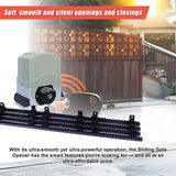 1800KG Auto Slide Sliding Gate Opener Automatic w 4m Rail - 45-Degree Angle