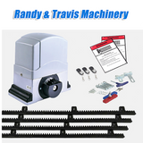 1800KG Auto Slide Sliding Gate Opener Automatic w 4m Rail