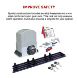 1800KG Auto Slide Sliding Gate Opener Automatic w 4m Rail - Extra Image