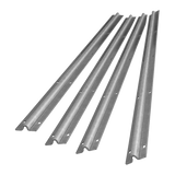 Sliding Gate Hardware Accessories Kit - 4m Track - Top-Down View