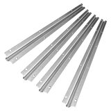 Sliding Gate Hardware Accessories Kit - 4m Track - Close-Up Angle