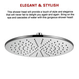 300mm Brass Shower Head Round Chrome Showerhead - Extra Image