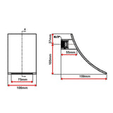 304SS Waterfall Bath Spout - Extra Image