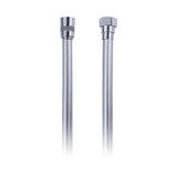 Replacement Heavy Duty 1500mm Shower Bath Hose - Top-Down View