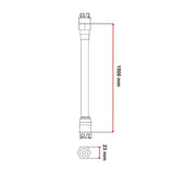 Replacement Heavy Duty 1500mm Shower Bath Hose - Extra Image