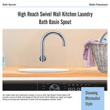 High Reach Swivel Wall Kitchen Laundry Bath Basin Spout - Extra Image
