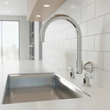 High Reach Swivel Wall Kitchen Laundry Bath Basin Spout - Front View