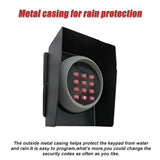 Wireless Keypad Entry For Swing And Sliding Gate with Metal Casing - Extra Image