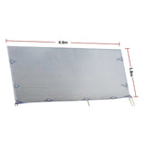 4.9m Caravan Privacy Screen Side Sunscreen Sun Shade for 17' Roll Out Awning - Low Angle