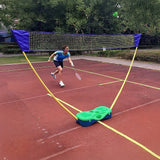 Folding Portable Badminton Combo Set Volleyball Net Outdoor Sports - Front View