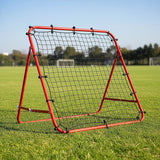 100x100cm Soccer Rebound Net Trainer – Football Rebounder for Practice & Training - Front View
