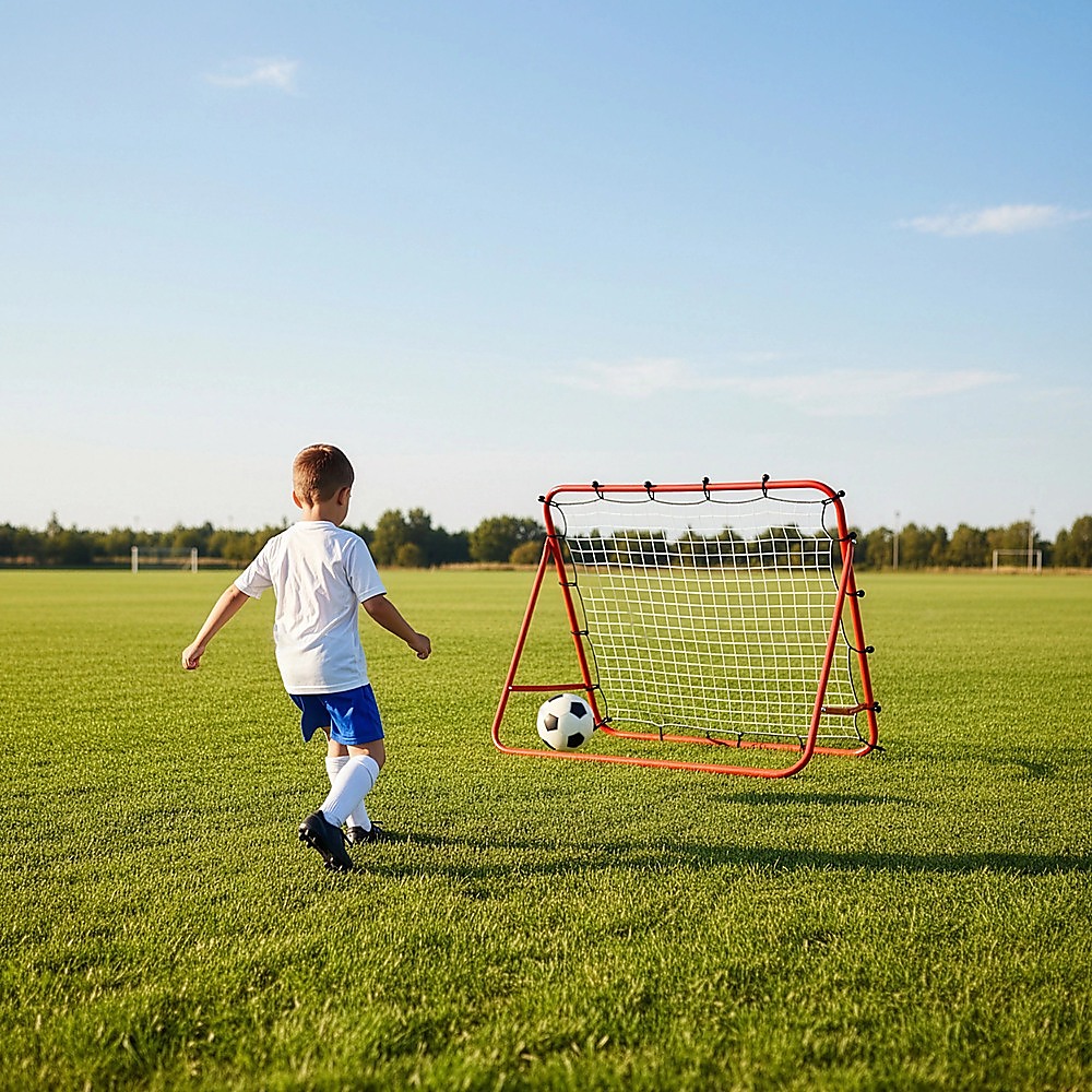 100x100cm Soccer Rebound Net Trainer – Football Rebounder for Practice & Training
