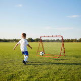 100x100cm Soccer Rebound Net Trainer – Football Rebounder for Practice & Training - Top-Down View