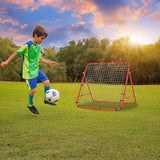 Soccer Rebound Net Sports Trainer Rebounder Football Game Practice Training Goal - Top-Down View
