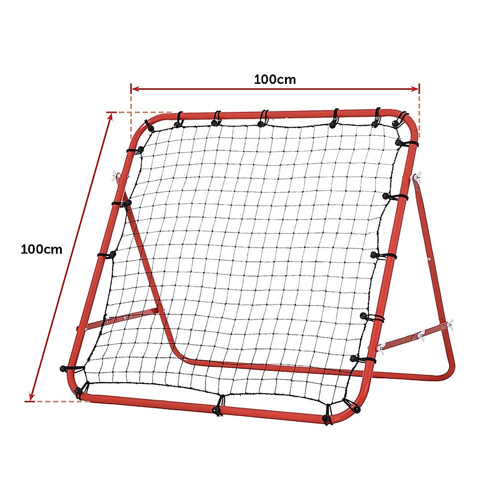100x100cm Soccer Rebound Net Trainer  Football Rebounder for Practice & Training