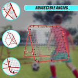 Soccer Rebound Net Sports Trainer Rebounder Football Game Practice Training Goal - Low Angle