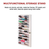 36 Pair Shoe Holder Organiser Over The Door Hanging Shelf Rack Storage Hook - Extra Image