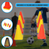 230mm Training Cones Set Witches Hat Football Soccer Rugby Traffic - Low Angle