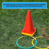 230mm Training Cones Set Witches Hat Football Soccer Rugby Traffic - Extra Image