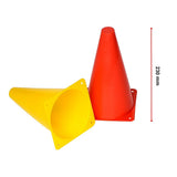 230mm Training Cones Set Witches Hat Football Soccer Rugby Traffic - Low Angle
