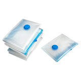 Vacuum Bags Clothes Sealed Clothing Bag Travel Compact Storage Space Saver x12 - Rear View