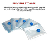 Vacuum Bags Clothes Sealed Clothing Bag Travel Compact Storage Space Saver x12 - Extra Image