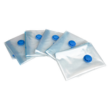 Vacuum Bags Clothes Sealed Clothing Bag Travel Compact Storage Space Saver x20 - Rear View