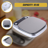 Kitchen Scale Digital Postal LCD Electronic Weight Scales Food Shop 10kg/1g - Close-Up Angle