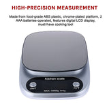 Kitchen Scale Digital Postal LCD Electronic Weight Scales Food Shop 10kg/1g - Extra Image