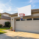 Pro Size Wall Mounted Basketball Hoop Ring Goal Net Rim Dunk Shooting Outdoor - Top-Down View