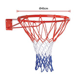 Pro Size Wall Mounted Basketball Hoop Ring Goal Net Rim Dunk Shooting Outdoor - Extra Image