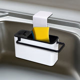 Sink Aid Self Draining Caddy Kitchen Sponges Brush Soap - Front View