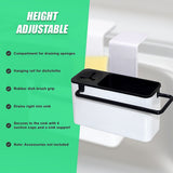 Sink Aid Self Draining Caddy Kitchen Sponges Brush Soap