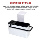 Sink Aid Self Draining Caddy Kitchen Sponges Brush Soap - Extra Image