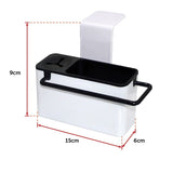 Sink Aid Self Draining Caddy Kitchen Sponges Brush Soap - Extra Image