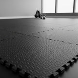 12 Tiles EVA Rubber Foam Gym Mat 60x60cm  2.5cm Thick Fitness Flooring Set