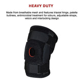 Hinged Knee Brace Support ~ ACL MCL ligament Runner's Knee - Extra Image