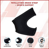 Patella Knee Brace Strap – Adjustable Sports Support