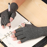 Arthritis Gloves Compression Joint Finger Hand Wrist Support Brace - Medium - Front View