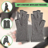 Arthritis Gloves Compression Joint Finger Hand Wrist Support Brace - Medium - Low Angle
