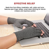 Arthritis Gloves Compression Joint Finger Hand Wrist Support Brace - Medium - Extra Image