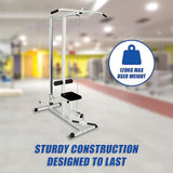 Home Fitness Multi Gym Lat Pull Down Workout Machine Bench Exercise - Close-Up Angle
