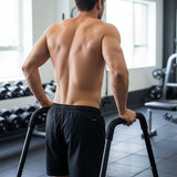 Heavy Duty Parallette Bars  Push Up & Core Strength Training Stands for Home Gym