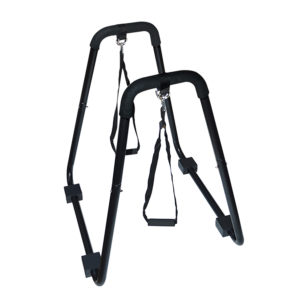 Heavy Duty Parallette Bars  Push Up & Core Strength Training Stands for Home Gym