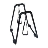 Heavy Duty Body Press Core Bars Push Up Home Gym Parallette Stand - Top-Down View